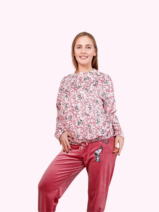 Pink Snoopy Pajamas